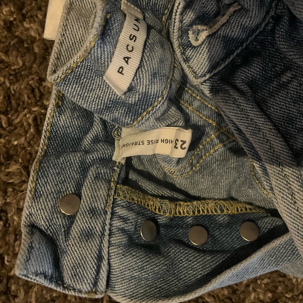 High Rise straight leg pacsun jeans . Size 23